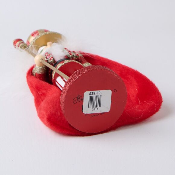 Kurt Adler Hollywood by Holly Adler Miniature Nutcracker 11 Inches Tall Glitter - Picture 6 of 7